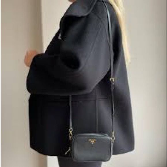 PRADA Pouch Nylon Black Auth - Picture 12 of 14